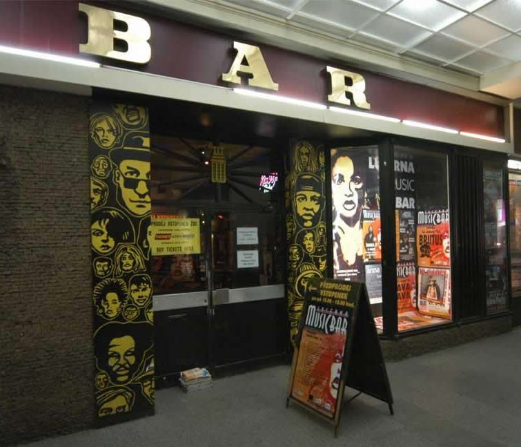 Lucerna music-bar в Праге