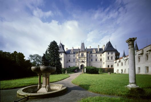 Замок Жлебы в Чехии