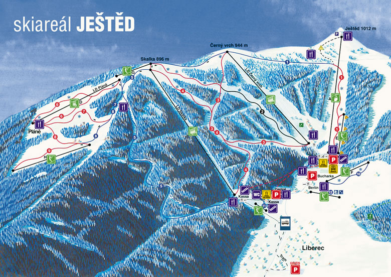 Горнолыжный курорт Чехии