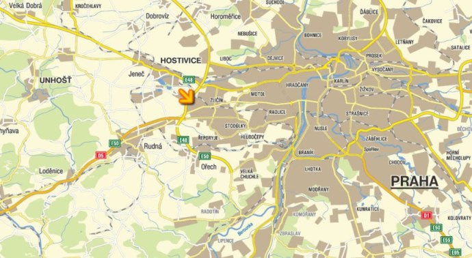 Карта Akademia Zlicin (Нажмите на рисунке для увеличения)