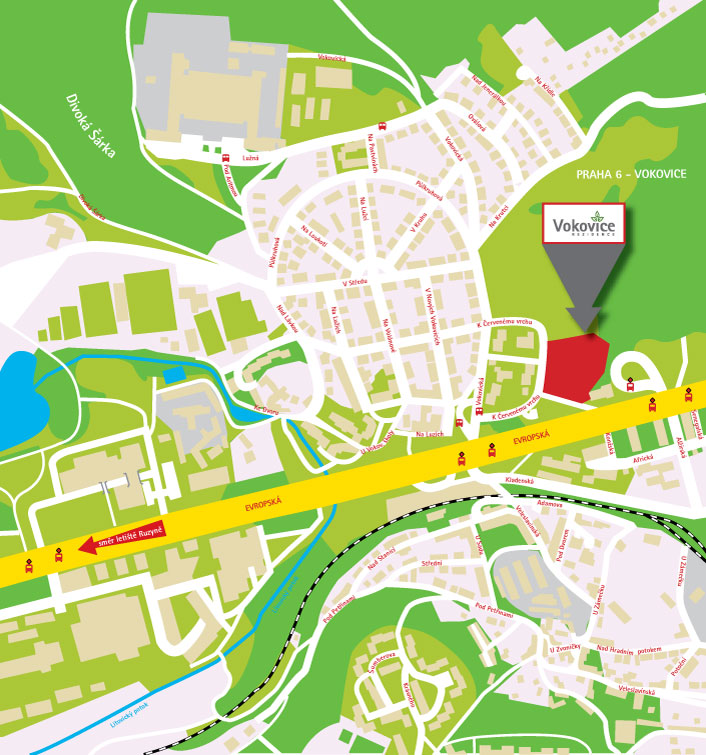 Изображение на карте проекта Vokovice