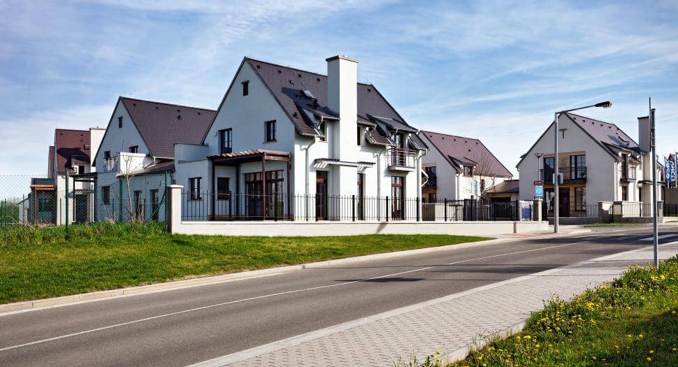 Район, Жилье североамериканского братства и женского общества