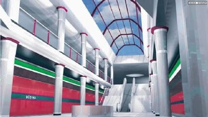 Запланированная станция метро на Дедине