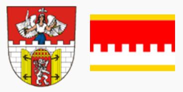 Герб и флаг города Литвинов