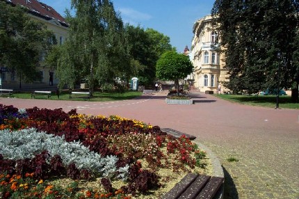 Курортная зона в центре города Teплице